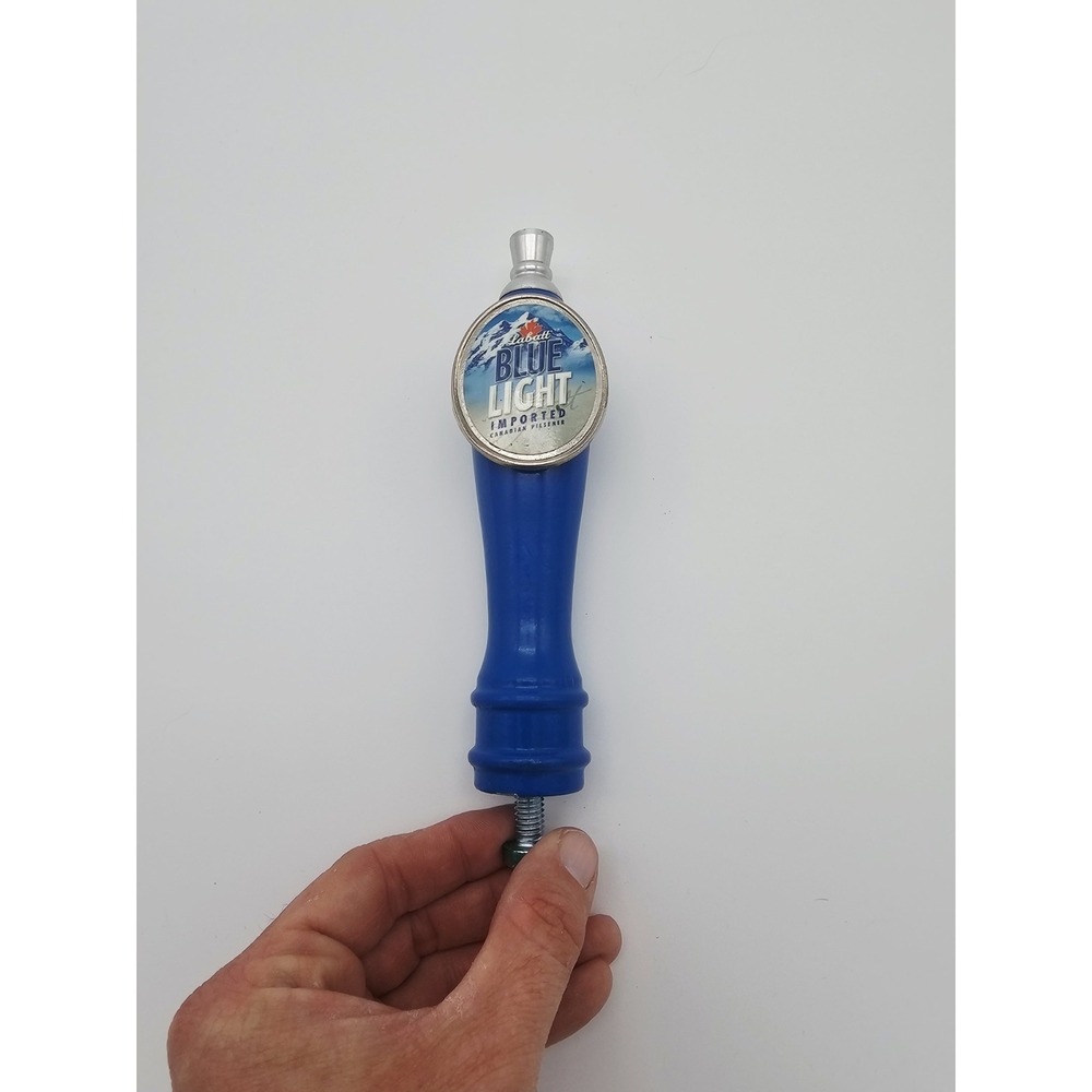 LABATT BLUE LIGHT PUB STYLE BAR DRAFT BEER TAP HANDLE 12" TALL. MAN CAVE BREWERY